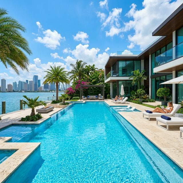 Luxurious Pool in Miami
